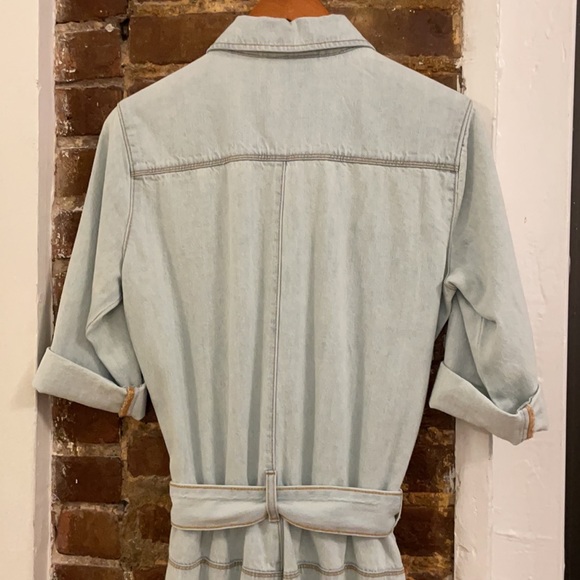 Denim Utility Jumpsuit - Picture 12 of 13